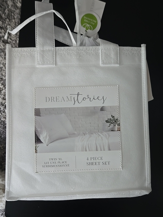 Dream Stories Other - White 4-Piece Sheet Set - Twin XL